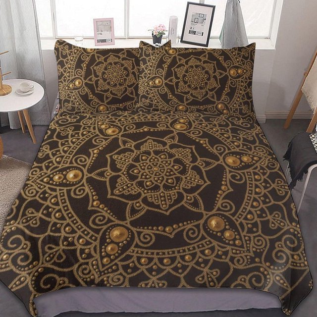 HAHDAXIA Pattern Bedding Solid Comforter Set for All Seasons 3 Pieces(1 Comforter+2 Pillowcases) Soft Microfiber Bedding Set King(102"x90")