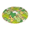 thumbnail image 2 of Kll Cartoon Frog Christmas Tree Skirt 30",Party Decorations Farmhouse For Christmas Decorations Holiday Party, 2 of 8