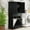Black, variant on Furvclv Bathroom Storage Cabinet With 2 Laundry Baskets, Tall Anti-Tipping Tilt-Out Double Doors Hidden Laundry Hamper Cabinet With 2 Doors & 1 Drawer For Laundry Room