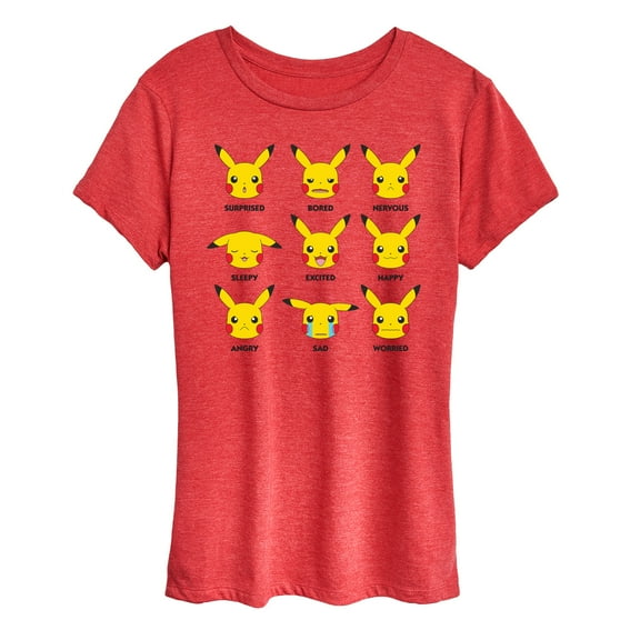 Pokémon - Moody Pikachu - Women's Short Sleeve Graphic T-Shirt