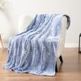 thumbnail image 6 of PAVILIA Glow in the Dark Blanket, Blue Snowflake Gift for Girls Boys, Toy Blanket for 1 2 3 4 5 6 7 8 9 10 Year Old, Soft Plush Fleece Kids Gift Blanket for Birthday, Christmas, Room Decor, 50x60, 6 of 9