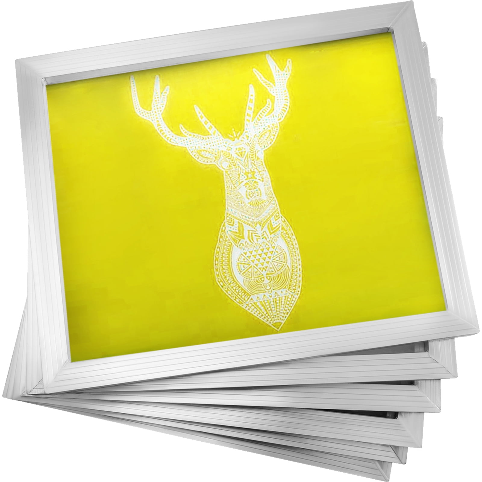 6pcs 23" x 31" Aluminum Frame Silk Screen Printing 200 Yellow Mesh USA Stock 