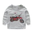 thumbnail image 6 of Baby Boys' Toddler Long Sleeve Tops and Pants Snug Fit 100% Cotton 2 Piece Pajama Set, Cartoon Motorcycle, 6 of 7