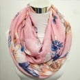 thumbnail image 2 of Bufanda infinita floral con envío gratuito, bufanda cálida para mujer, bandana, poncho cálido para mujer, bufandas y estolas de flores grandes, bufanda larga, 2 of 4