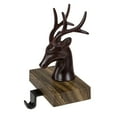 thumbnail image 4 of Northlight 7.5" Brown Marbled Buck Deer Head Christmas Stocking Holder, 4 of 5
