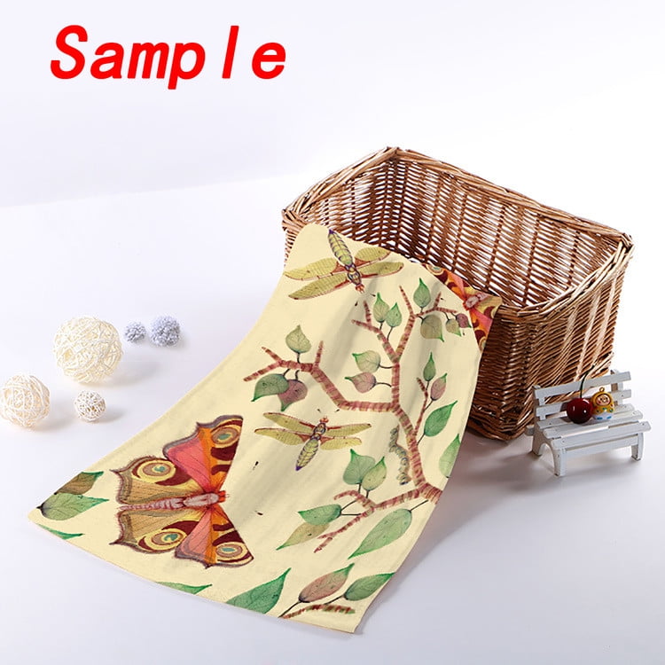Buy GCKG Special Effect Leopard With Authentical Blue Eyes Wild Animal Print Hand Towel,Spa