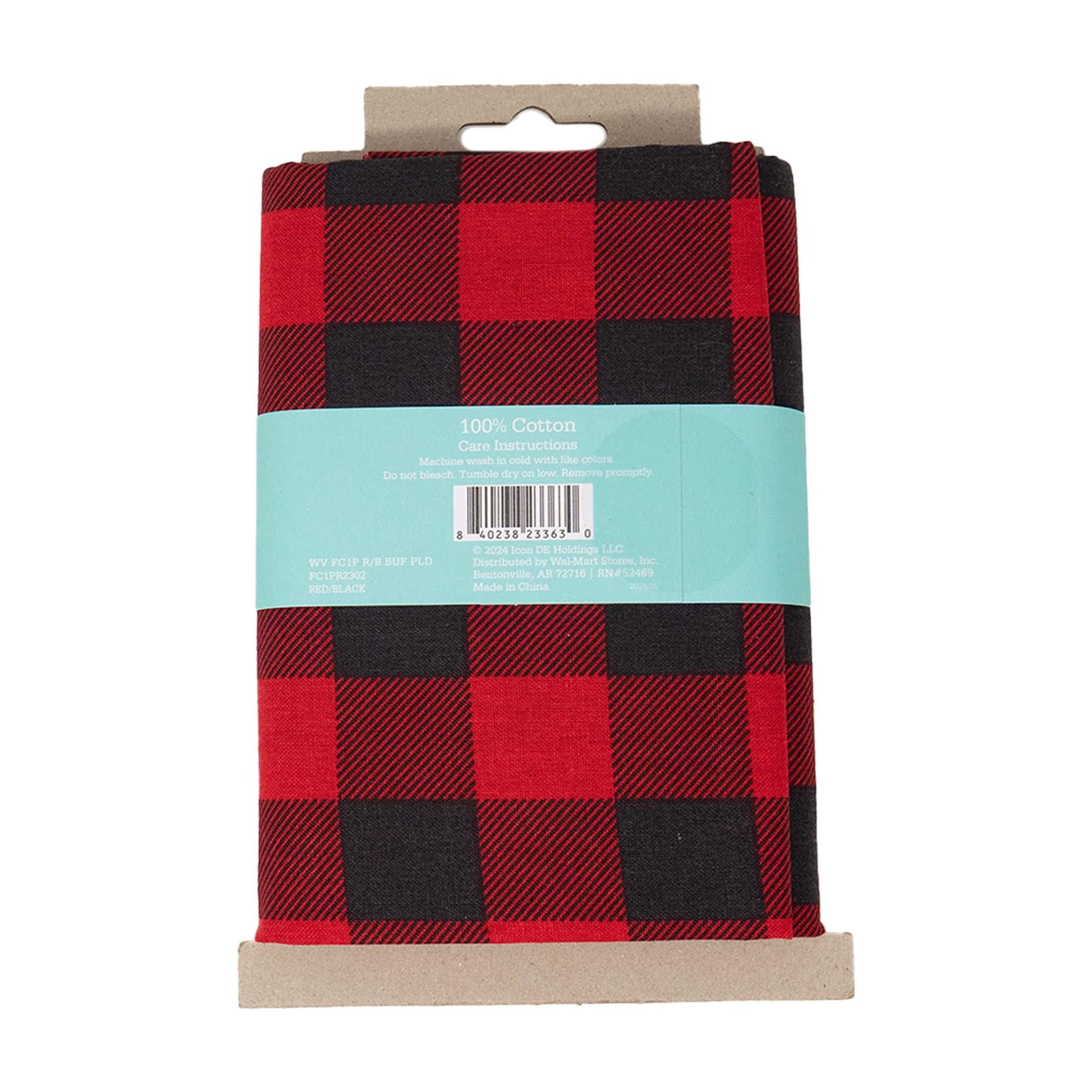 (4 pack) Waverly Inspirations 1 Yard Cut 100% Cotton Prints Fabric, Buffalo Plaid, 44" Wide for Quilting & Sewing