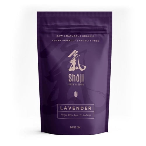 Midwest Sea Salt Company Natural Matcha Green Tea Face & Body Scrub w/ Lavender Essential Oil