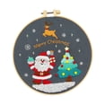 thumbnail image 4 of Abbracc Christmas Embroidery Kit for Adult Material Package Xmas Hand Embroidery Set Santa Claus, 4 of 9