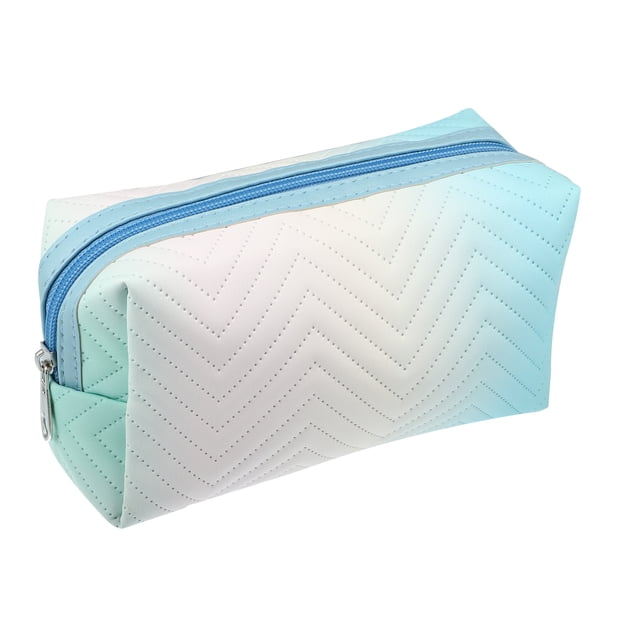 Neceser de Viaje para Maquillaje Unique Bargains Organizador de Cosméticos Azul Degradado