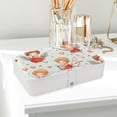 thumbnail image 6 of Cupid Portable PU Leather Jewelry Organizer Stand Display Case Earring Organizer with Removable Compartment, 6 of 6