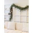 thumbnail image 3 of Guvpev 9FT Christmas Norfolk Pine Garland, Real Touch Artificial Eucalyptus Pine Needles Greenery Garland for Mantel, Table, Stairs, TV Cabinet, Winter, Holiday, Indoor Outdoor Christmas Decorations, 3 of 9