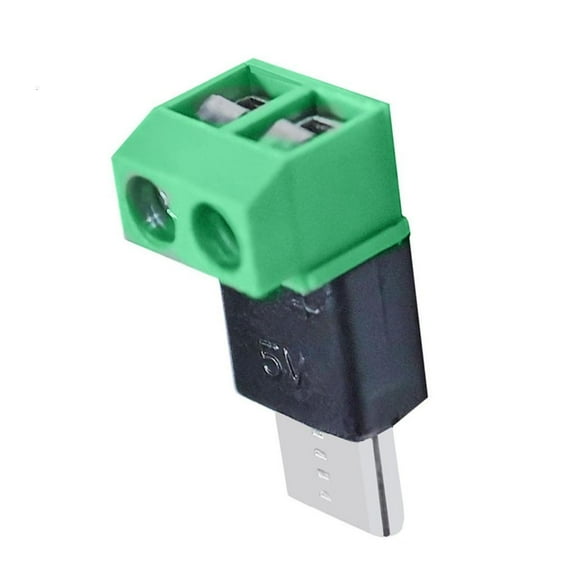 WE-POLUJ Type C Male To 2P Terminal Connectors No Welding Required For Device Maintenance