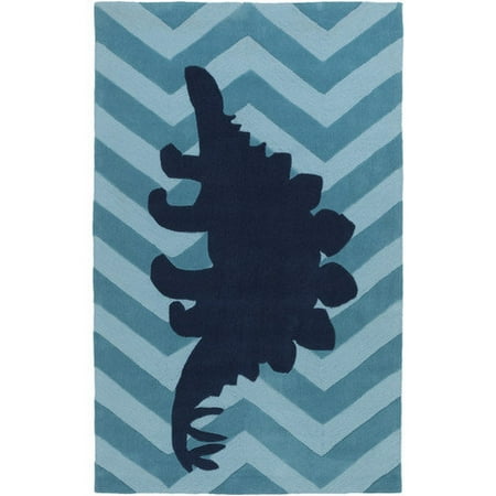 Surya Budding Navy Dinosaur Area Rug