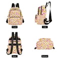 thumbnail image 4 of FORMRS Mini Backpack Purse for Women Travel Daypack Casual Shoulder Bag, Light Pink Stars, 4 of 7