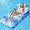 Blue, variant on Pool Floats Adult, Pool Floaties with Cup Holder and Phone Holder, Pool Lounger Float with Headrest, Backrest and Footrest, 65" Thicken PVC Inflatable Pool Float for Adult Pool Party Beach Cool
