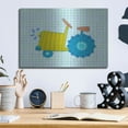 thumbnail image 6 of Luxe Metal Art 'Blue Tractor' by Viv Eisner, Metal Wall Art, 16"x12", 6 of 9
