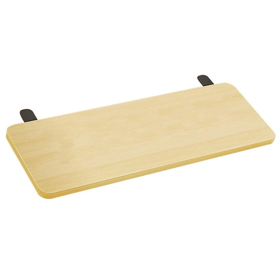 kowaku Desk Extender Board Arm Rest Expansion Folding Desktop Extension Board Space Saving Table Mount 19.69x7.87inch widening Board Wood Color