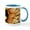 White/Blue Inside, variant on CafePress - Sunflower Mugs - 11 oz Ceramic Mug - Novelty Coffee Tea Cup