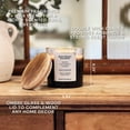 thumbnail image 6 of Better Homes and Gardens Warm Leathered Amber Scented 2-Wick Ombre Jar Candle 12oz., 6 of 12