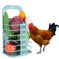 thumbnail image 4 of Cesta para pollo y verduras juguete colgante para forrajeo comederos para pájaros comedero para pollos comedero colgante para gallos pollo y pájaro para gallinas ANGGREK Otros, 4 of 8