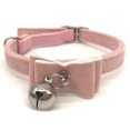 thumbnail image 5 of KAIYANG Collar para gatos, collar para perros pequeños con cascabel, pajarita de terciopelo para gatitos, pajarita elástica de seguridad, cascabel para gatos pequeños y perros, 5 of 5