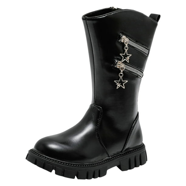 Black boots size 1 outlet