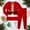 Red-6, variant on Christmas Pajamas for Kids Classic Santa Pajamas Long Sleeve Crew Neck Holiday Nightwear Big Boys Pajamas 7-8 Years