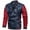 Blue, variant on Clearance 2024! ZVNAΖH Men's Fashion Vintage Pu Leather Patchwork Stand Collar Jacket Winter Coat with Zipper Pockets