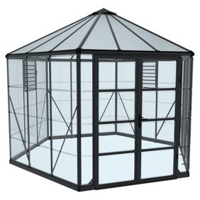 Little Cottage Colonial Gable 10 X 12 Gray Panelized Walk