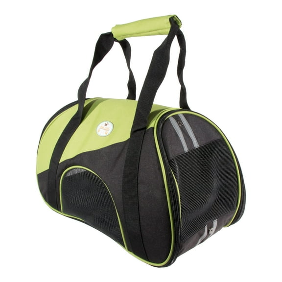 Pet Life ® 'Zip-N-Go' Airline Approved Contoured Fashion Designer Pet Dog Carrier