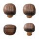 thumbnail image 1 of 4 ganchos de madera para abrigos, perchas para gabinetes, multiusos, ligeros y modernos. Cuadrilátero, 1 of 9