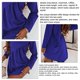 thumbnail image 5 of Mini vestido suelto con volantes, túnica de manga larga para mujer, vestido de manga larga de color sólido, vestido túnica de manga larga, construcción robusta, 5 of 6