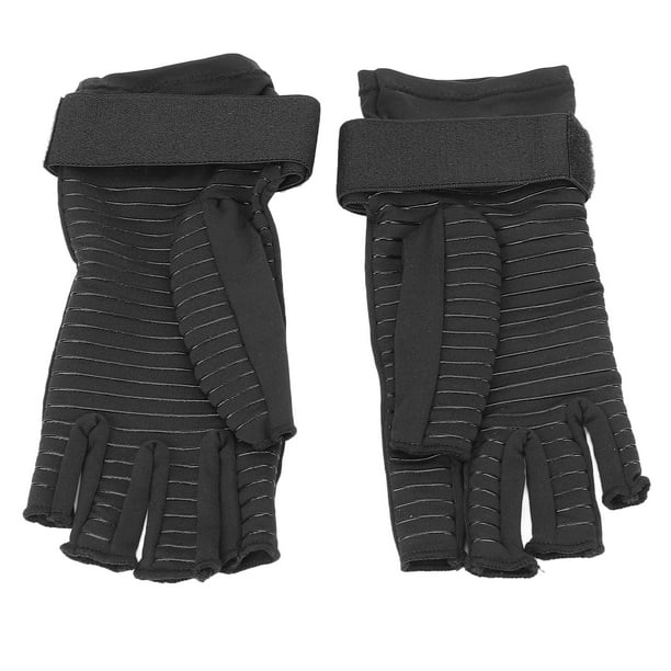 Guantes para aliviar el dolor, guantes de medio dedo, guantes de compresión de silicona para artritis, guantes de silicona, materiales ecológicos