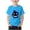 Blue, variant on Yeaiivve Funny Graphic Tees for Boys Smile Printed Short Sleeve Tshirts Summer Casual Round Neck Pullover Loose Fit Comfort Cute Tops Purple 110