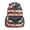 American Flag and Animals, variant on School Backpack Lightweight Multipocket College High Middle Student Bag 15L Vintage Flowers and Vines