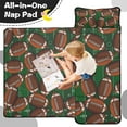thumbnail image 4 of Football on Field Pattern Toddler Nap Mats for Kids Preschool,Sleeping Mat Bag or Kids,Toddler Sleeping Bag,Toddler Nap Mat or Daycare, 4 of 6