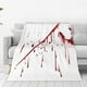 thumbnail image 1 of Balery Bloody Hand Manta de Felpa Suave y Acogedora – Cobija de Franela Aterciopelada para Cama, Lavable y Cálida para Sofá, Mascotas, Transpirable-50"x40", 1 of 7