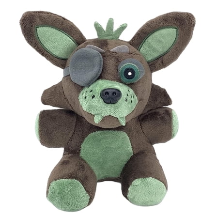 Phantom Foxy - 8" Five Nights at Freddy's FNAF Green Foxy Plush Toy Stuffed Doll