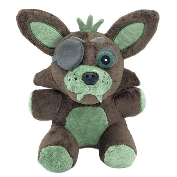 Phantom Foxy - 8" Five Nights at Freddy's FNAF Green Foxy Plush Toy Stuffed Doll