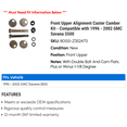 thumbnail image 2 of Front Upper Alignment Caster Camber Kit - Compatible with 1996 - 2002 GMC Savana 3500 1997 1998 1999 2000 2001, 2 of 2