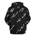 thumbnail image 3 of Black Music Notes 3d Sweatshirts Hoodie Fashion Casual Personality Men's Women Street Hoodie Pullovers Long Sleeve Comfortable Top, 3 of 6