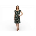 thumbnail image 1 of Chemin de Moda Women's Flutter Sleeve Floral Midi Dress, Square Neck Summer Dress, 1 of 1