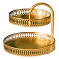thumbnail image 1 of GROWTH TANK 2 Layer Fruit Storage Tray Cake Rack Family Party Dessert Storage Rack Home Room stripe, 1 of 8