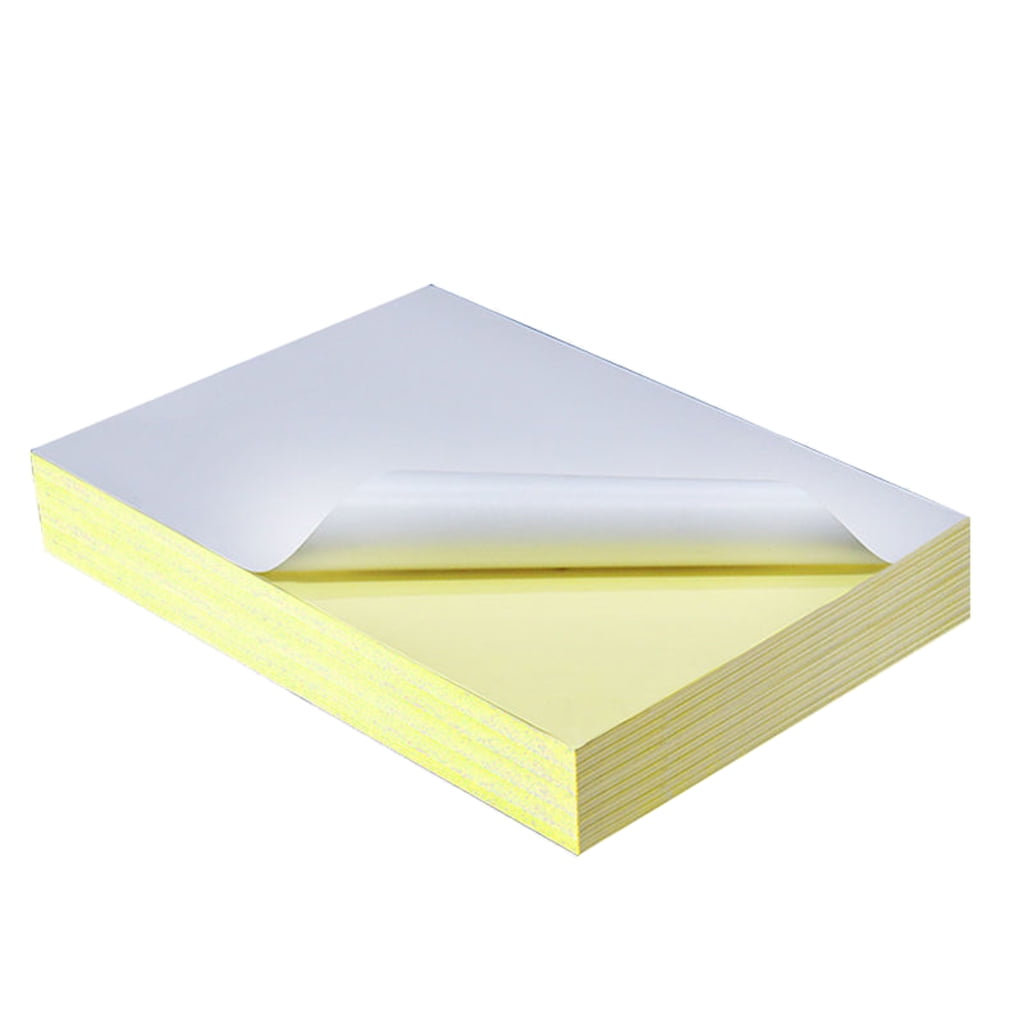 100 Sheets A4 A5 Blank Matte Stickers Paper Smooth Printable Sticker