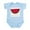 Sky Blue, variant on CafePress - Juicy Watermelon Slice Infant Creeper - Baby Light Bodysuit, Size Newborn - 24 Months