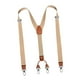 thumbnail image 2 of Tirantes ajustables para hombre, estilo casual, con 4 ganchos giratorios para camisas y eventos formales. Beige, 2 of 9