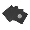 thumbnail image 1 of DEEPCRAFF 4Pcs Vinyl Record Covers Black Protective Vinyl Sleeves for Record Collection, 1 of 8