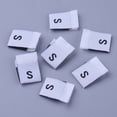 thumbnail image 2 of Clothing Size Labels(S) Garment Accessories Size Tags White 18x12.5x1mm 200pcs/bag, 2 of 2