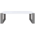 thumbnail image 2 of Safavieh Home Collection Bartholomew Mid-Century Modern White and Grey Lacquer Coffee Table, 2 of 2